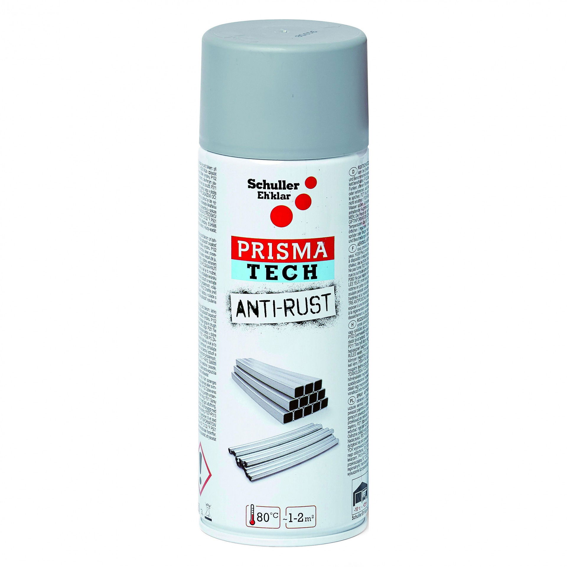 Schuller PRISMA TECH ANTI RUST korrózió elleni spray, szürke, 400 ml termék fő termékképe