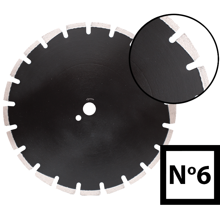 Abraboro 400 x 25.40 mm No.6 aszfaltvágó gyémánttárcsa termék fő termékképe