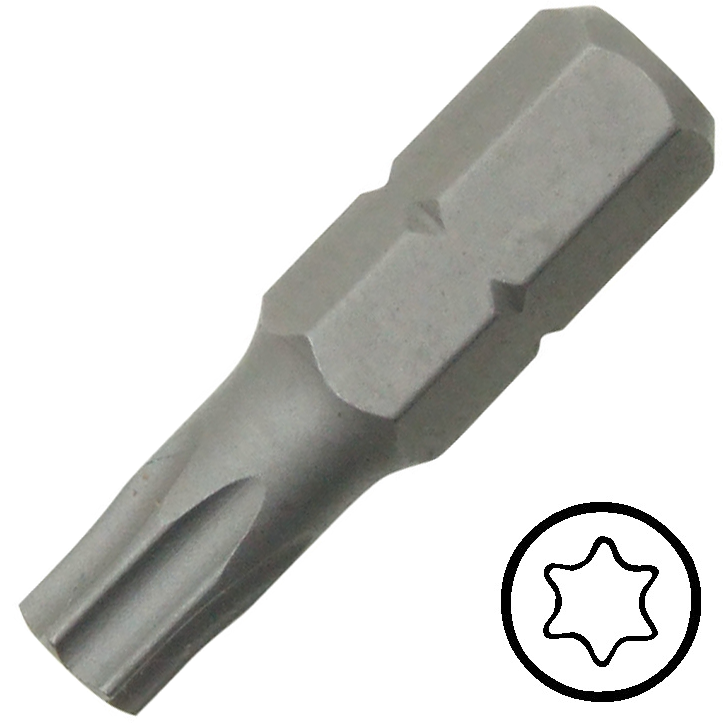 KENNEDY TX25 Torx csavarbehajtó bit 10 mm hatszög illesztéssel, 30 mm termék fő termékképe