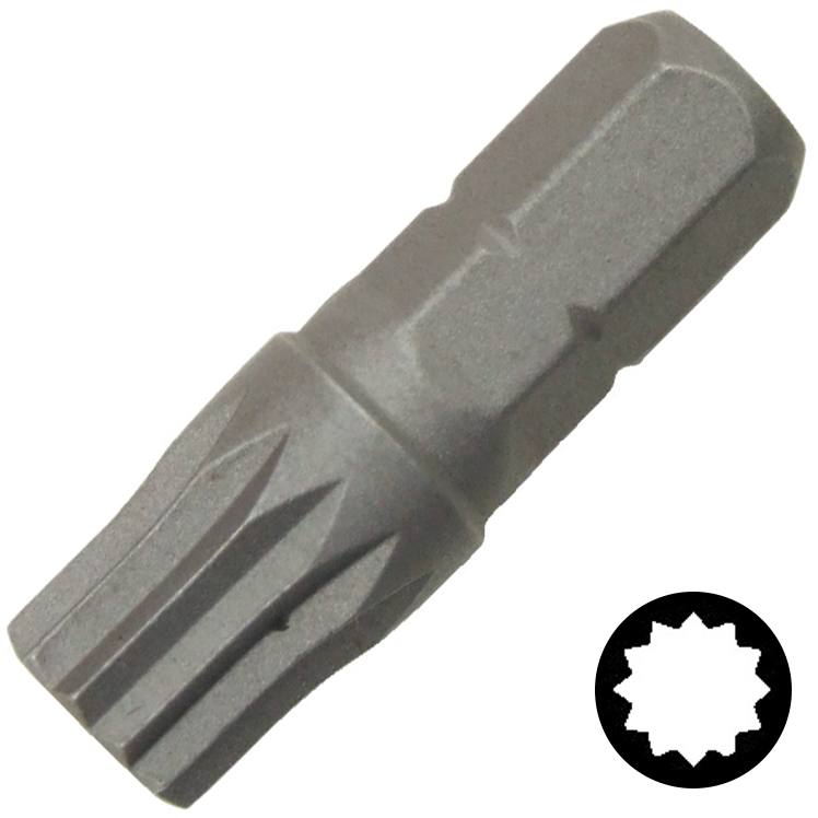 KENNEDY No.4 XZN csavarhúzó bit 1/4" hatszög illesztéssel, 25 mm termék fő termékképe