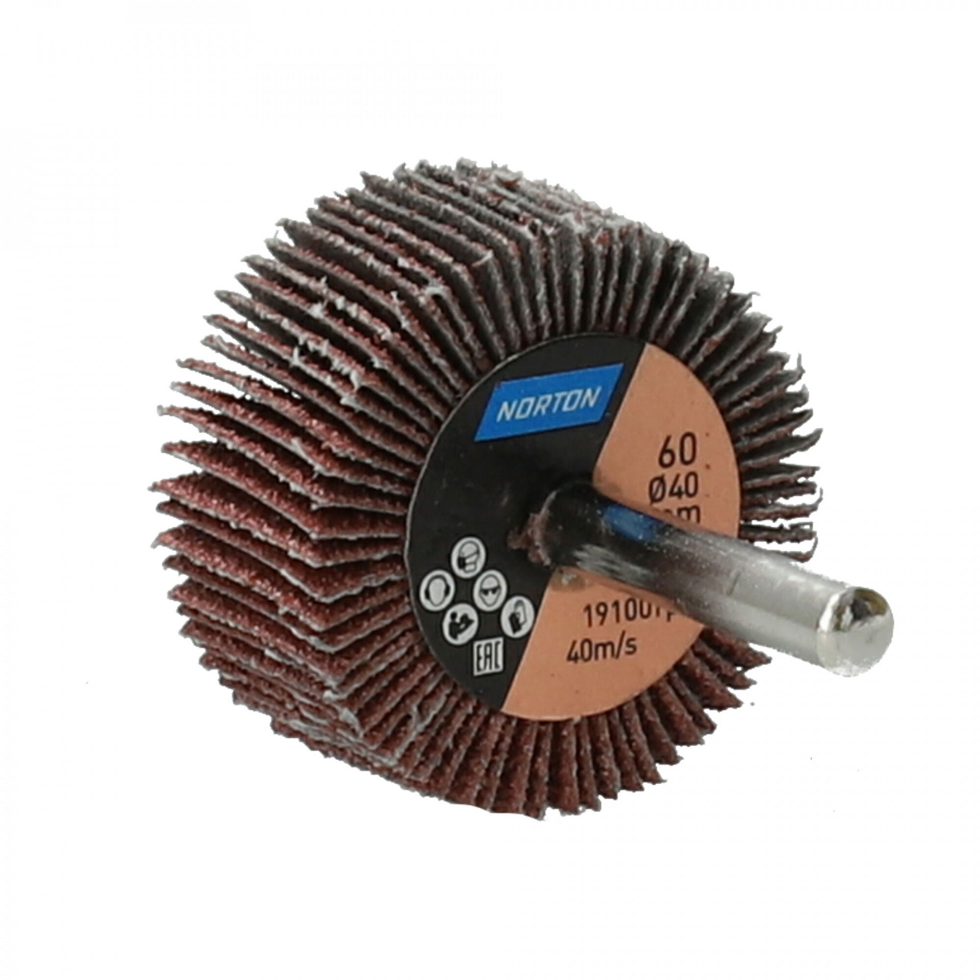 Norton Metal R207Plus csapos lamellás csiszolókorong Ø40x20x6mm P60, 10 db/csomag termék fő termékképe