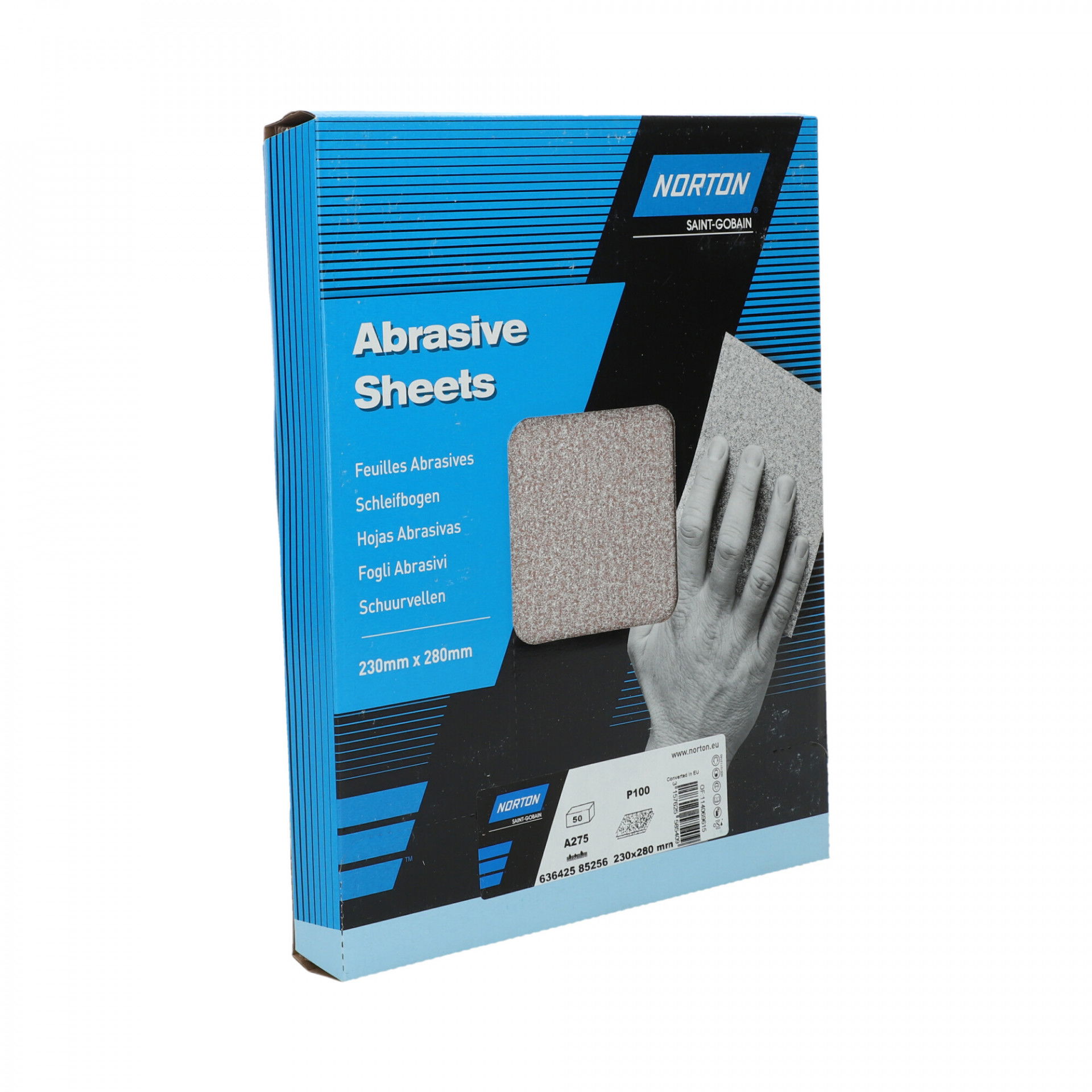 Norton Pro A275 No-Fil® csiszolópapír 230x280mm P100, 50 db/csomag termék fő termékképe