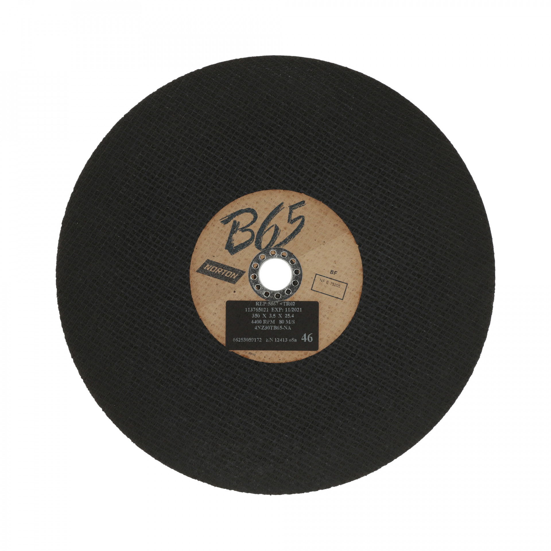 Norton Preciziós gépipari erősített vágókorong 300x3,5x25,4 mm 4NZU 30 T B65, 10 db/csomag termék fő termékképe