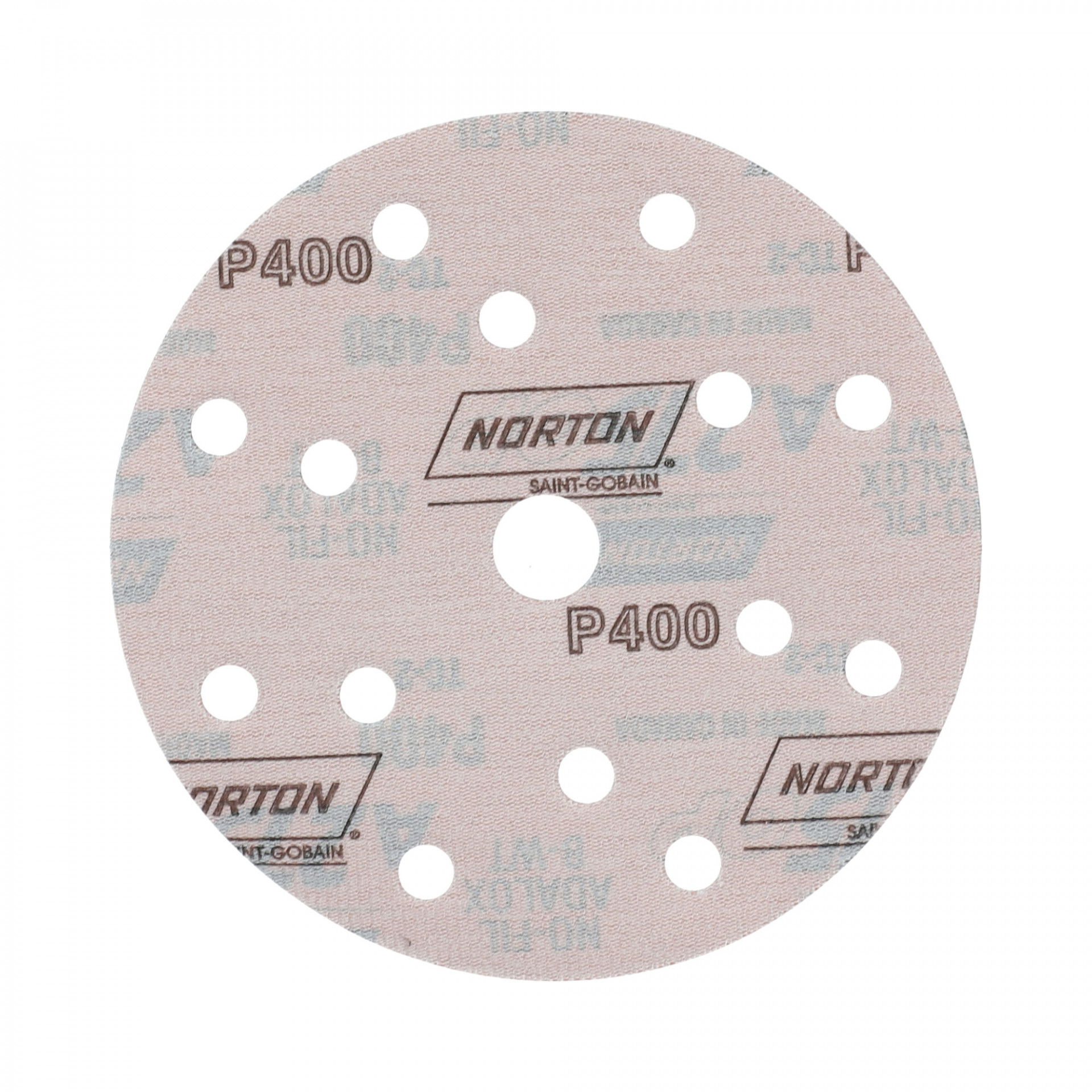 Norton Pro A275 csiszolókorong Ø150 mm 14+1 Lyukas P400, 100 db/csomag termék fő termékképe