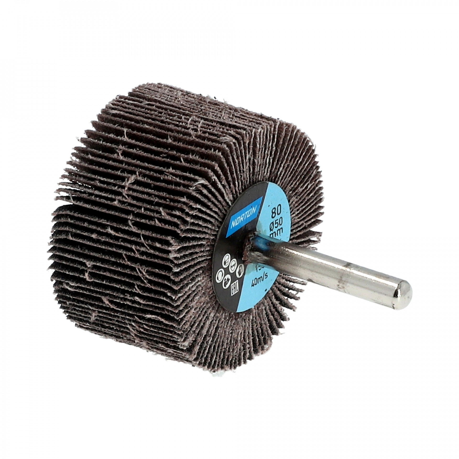 Norton X-Treme S R427 csapos lamellás csiszolókorong Ø50x30x6mm P80, 10 db/csomag termék fő termékképe