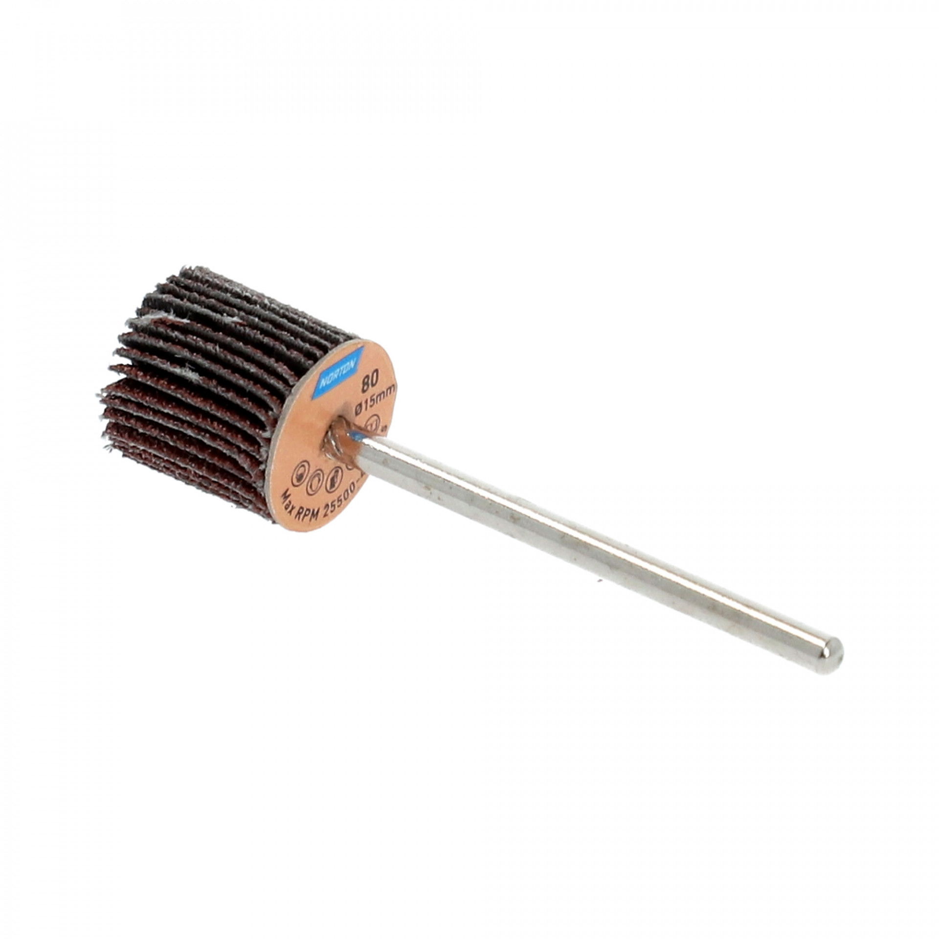 Norton BDX R207Plus csapos lamellás csiszolókorong 15x15x3mm P80, 10 db/csomag termék fő termékképe