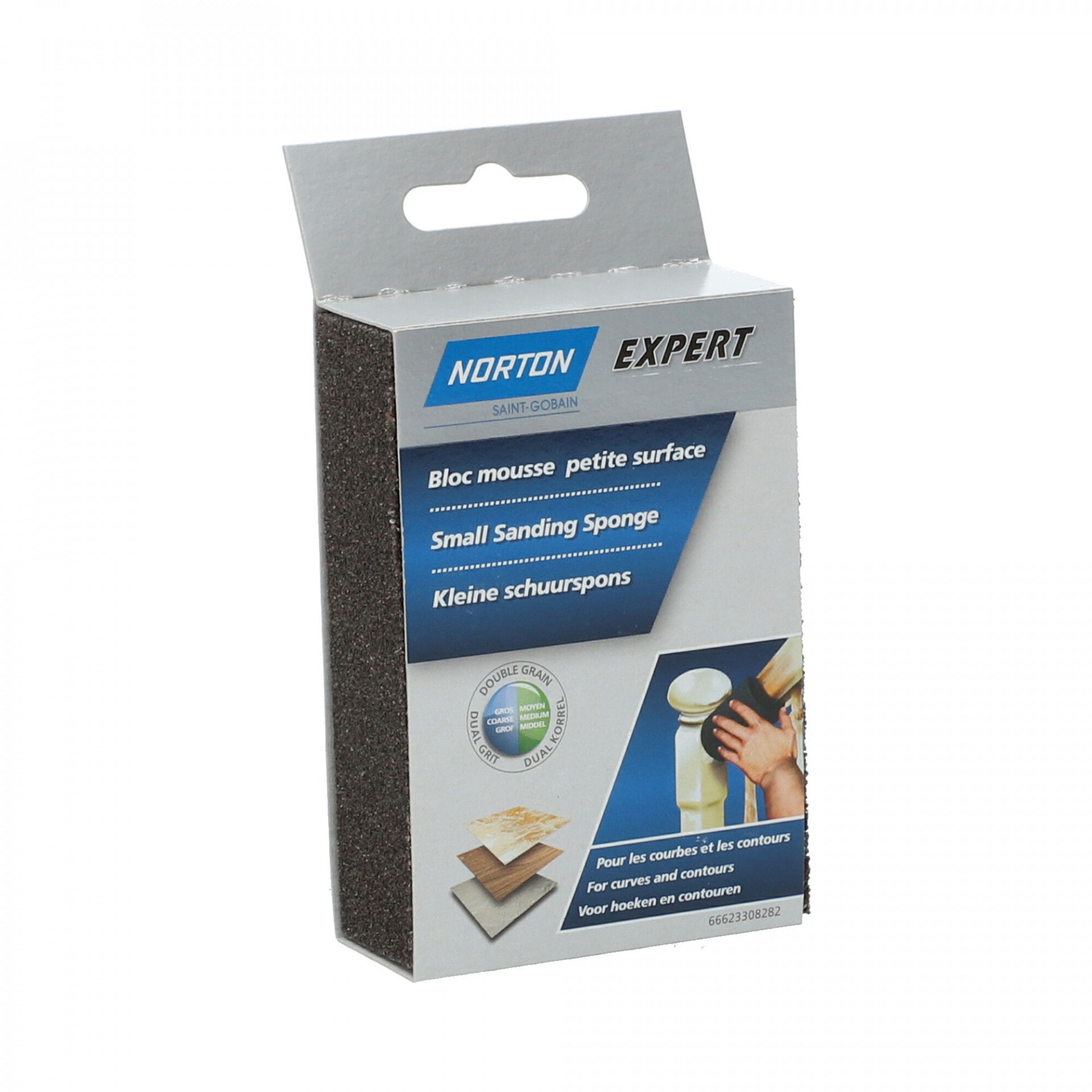 Norton Expert négyoldalas csiszolószivacs 100x68x26mm P36/60, 5 db/csomag termék fő termékképe