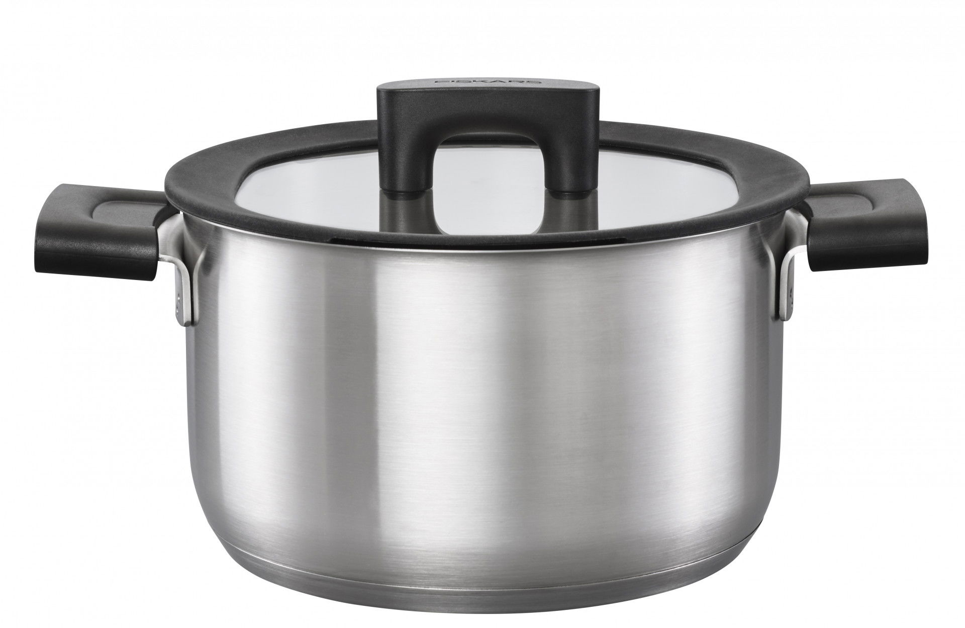 Fiskars Hard Face lábas fedővel (3,5L / 20 cm), rozsdamentes acél termék fő termékképe