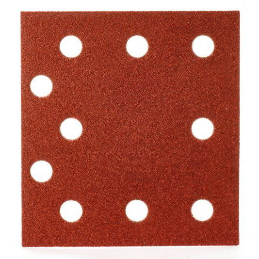 Milwaukee Tépőzáras csiszolólap, 115x107 mm, 10 lyukú, 180-as finomság, 10 db/csomag termék fő termékképe