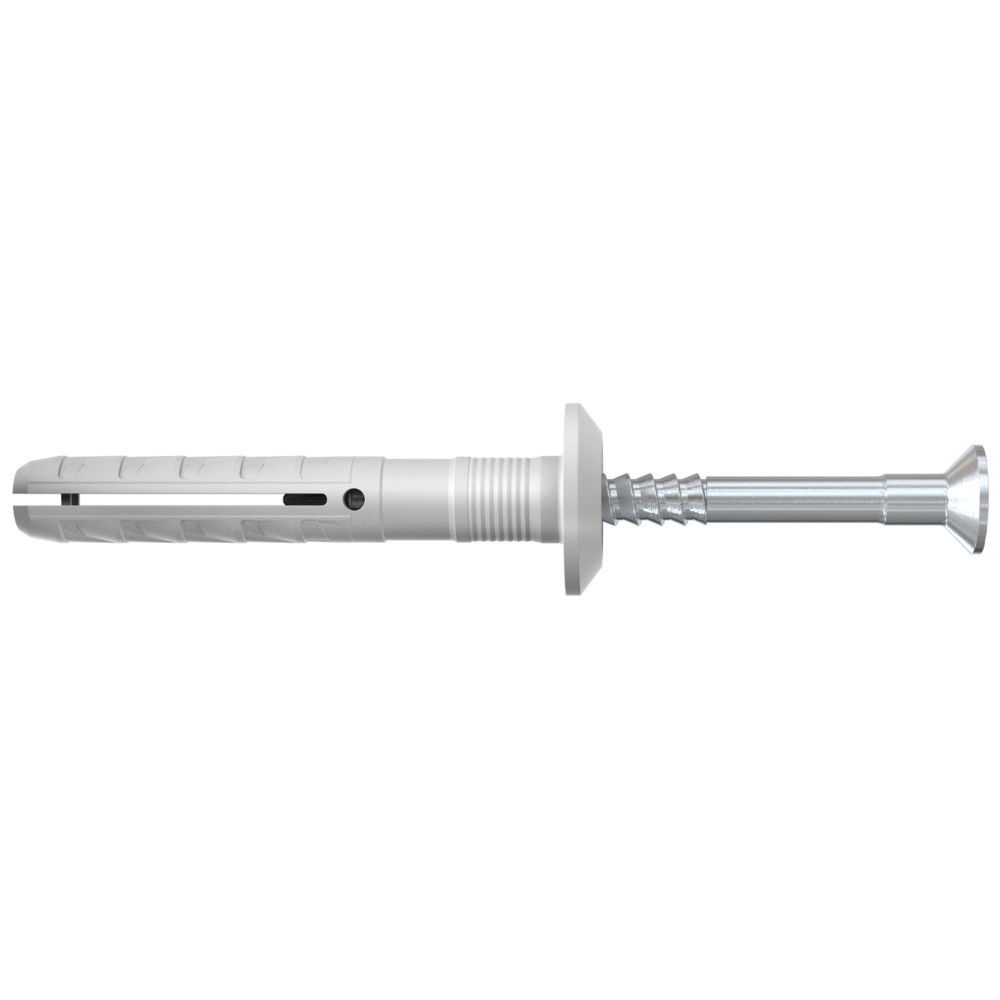 Fischer N 6 x 40/7 P gvz beütődübel lapos peremmel, előszerelt szegcsavarral, 50 db/csomag termék fő termékképe