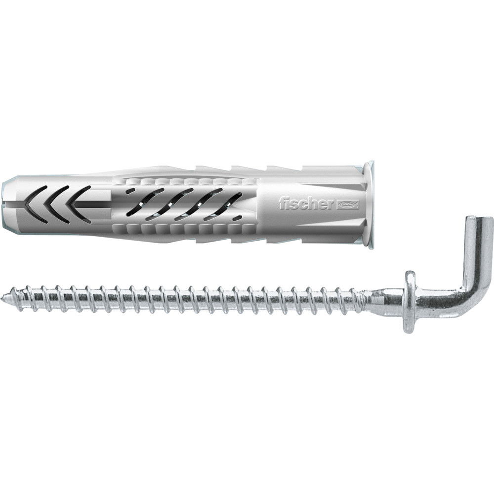 Fischer Univerzális dübel UX WH 8 x 50 - peremmel és derékszög kampóval, 25 db/csomag termék fő termékképe