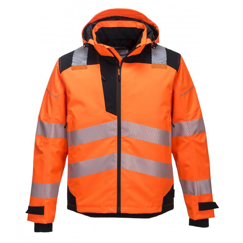Portwest PW360 - PW3 Extreme lélegző esőkabát, narancs/fekete termék fő termékképe