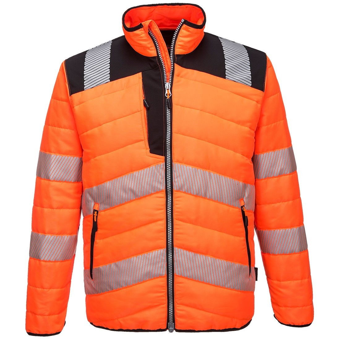 Portwest PW371 - PW3 Hi-Vis Baffle jól láthatósági kabát, narancs termék fő termékképe